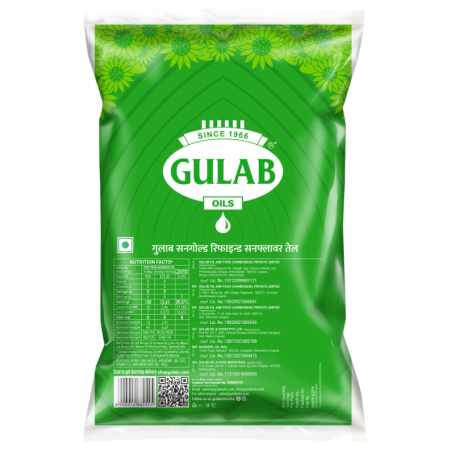 Refined Sunflower Oil 870g (Pouch)