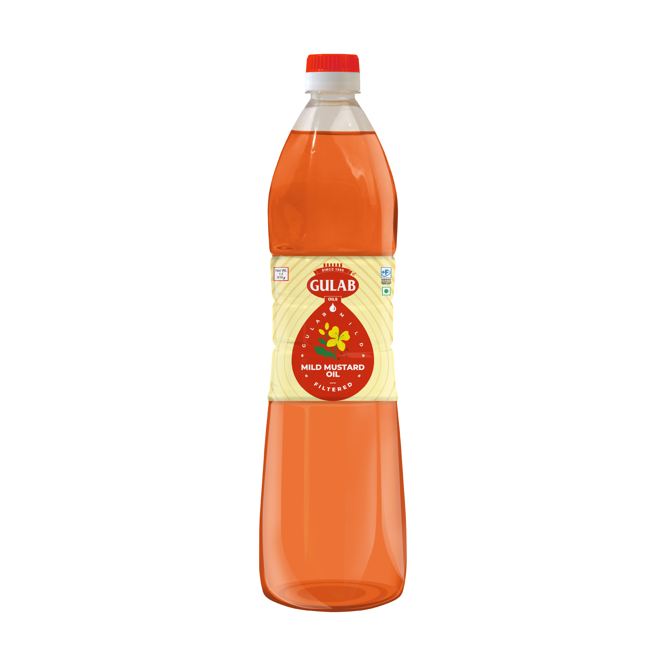 Mild Mustard Oil Bottle - 1L