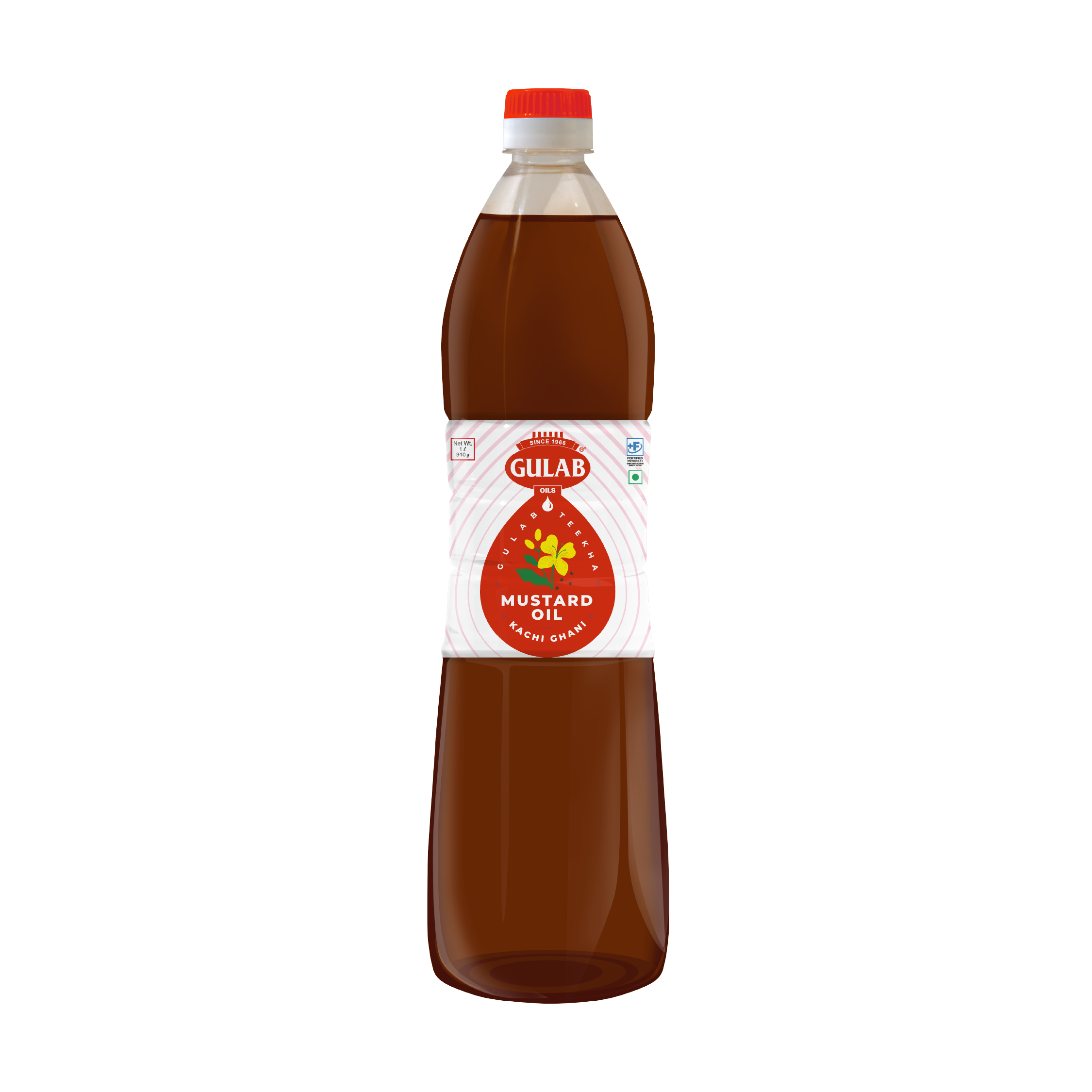 Teekha Mustard Oil Bottle - 1L