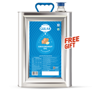 Filtered Groundnut Oil Tin - 15Kg (16.48L)