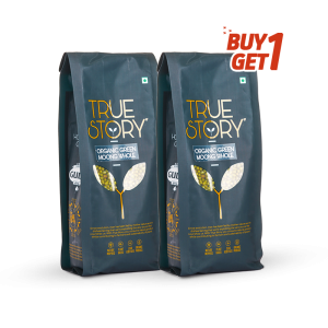 Organic Green Moong Dal Whole - 500g