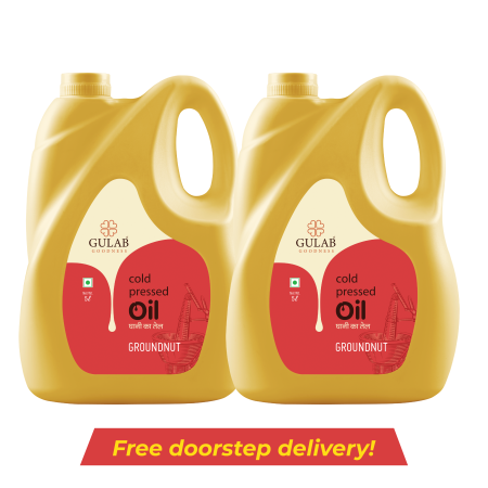 cold pressed groundnut oil 5L pack of 2